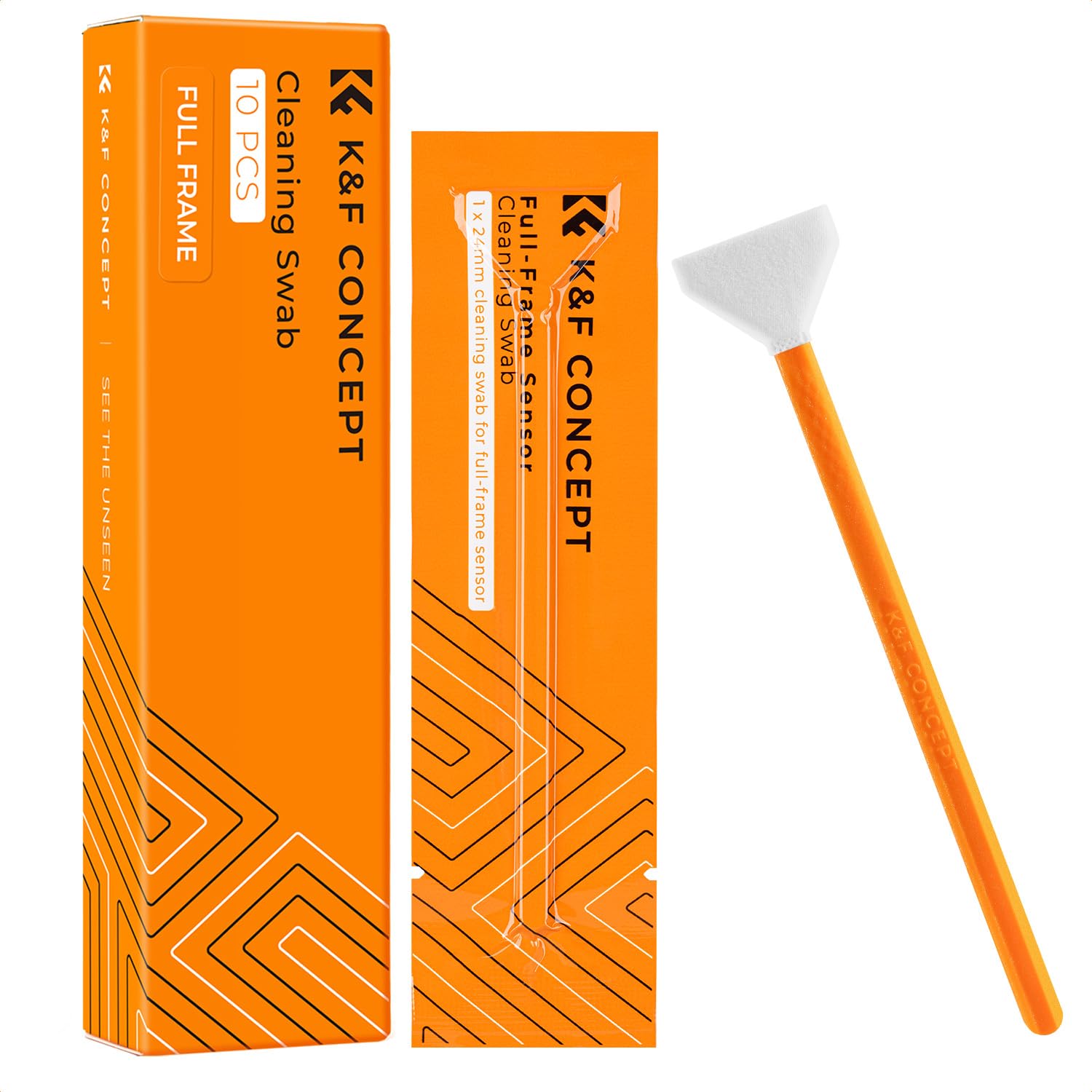 K&F Concept 10 x wacik do czyszczenia czujnika pełnoklatkowego 24 mm