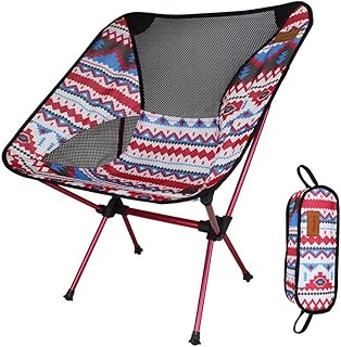 SPTAIR Silla portátil para acampar - Sillas plegables ultraligeras compactas para mochileros, mochila plegable, plegable, pequeña y plegable, en una bolsa para actividades al aire libre, campamento, p