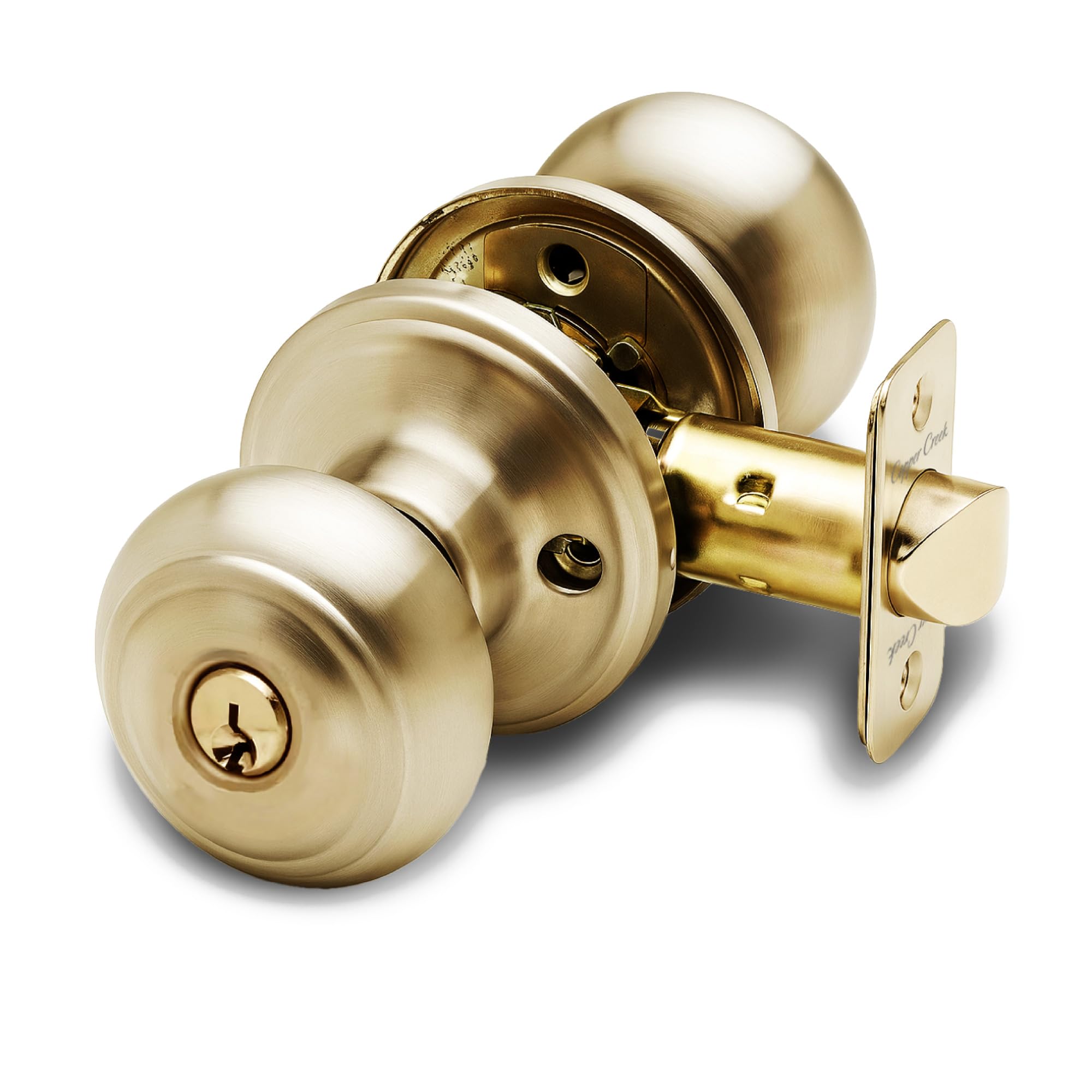 Copper Creek CK2040PB Colonial Entry Door Knob