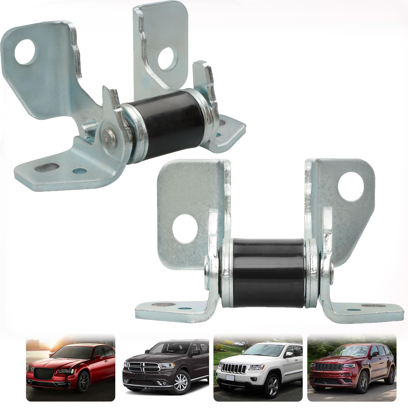 Front Lower Door Hinge Right and Left | Compatible with 2013-2024 Jeep Grand Cherokee Dodge Charger Durango Chrysler 300,Replaces #55113665AI,