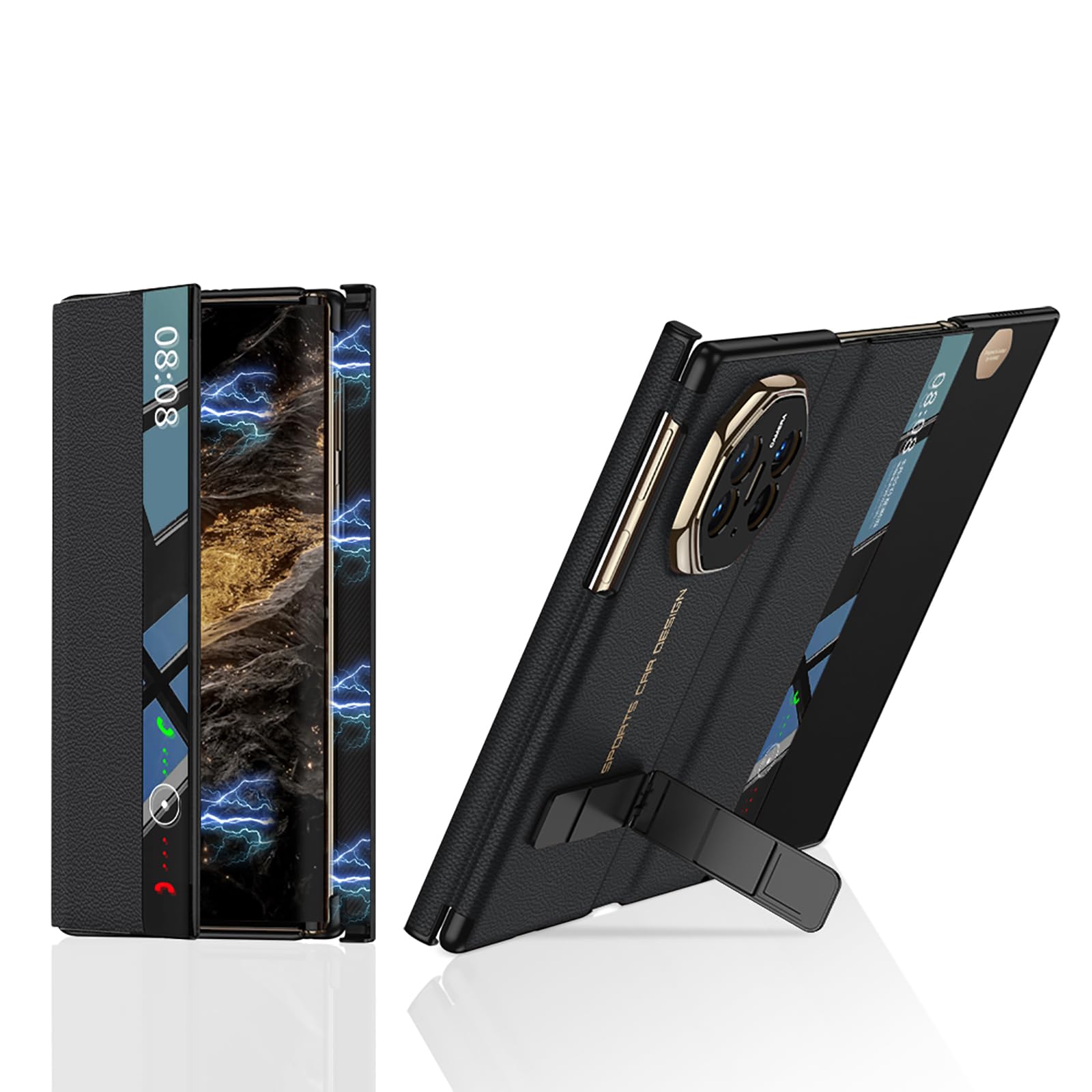 COQUE Hülle für Vivo X Fold 5, Klappscharnier Phantomschale