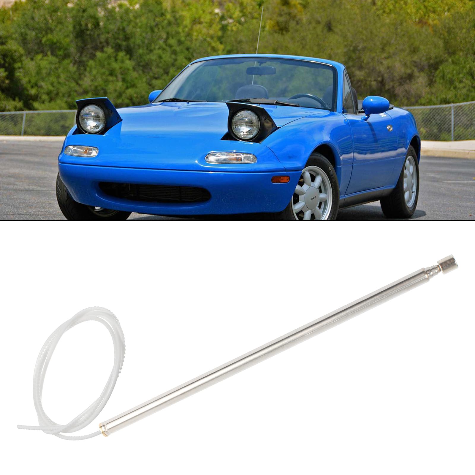 MODIGT Power Antenna Mast Compatible with Mazda MX-5 Miata 1998-2005 MX5,Replace Part Number #B05A-66-A30