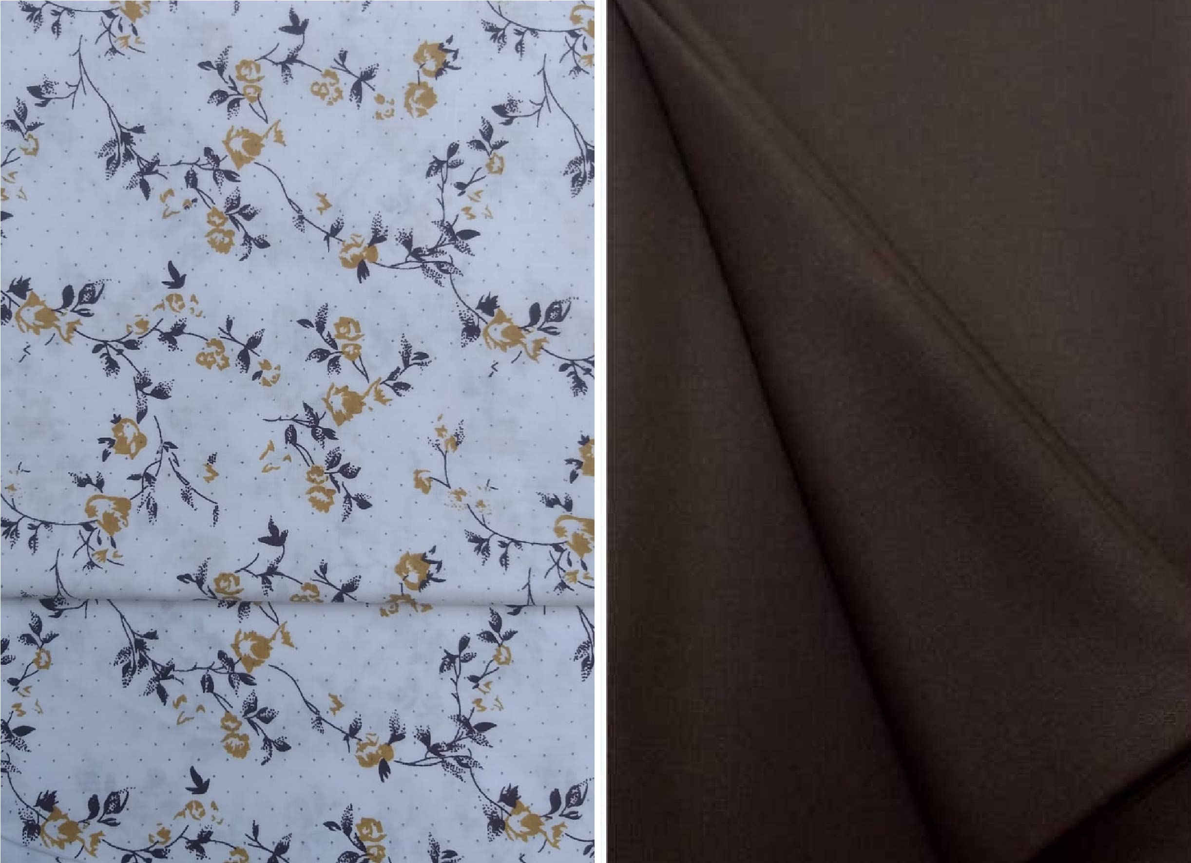 pri & su cottlinns Pri & Su CottLinn Combo fo Giza Cotton Floral Shirt 600070 & Trouser 90025-picture-49
