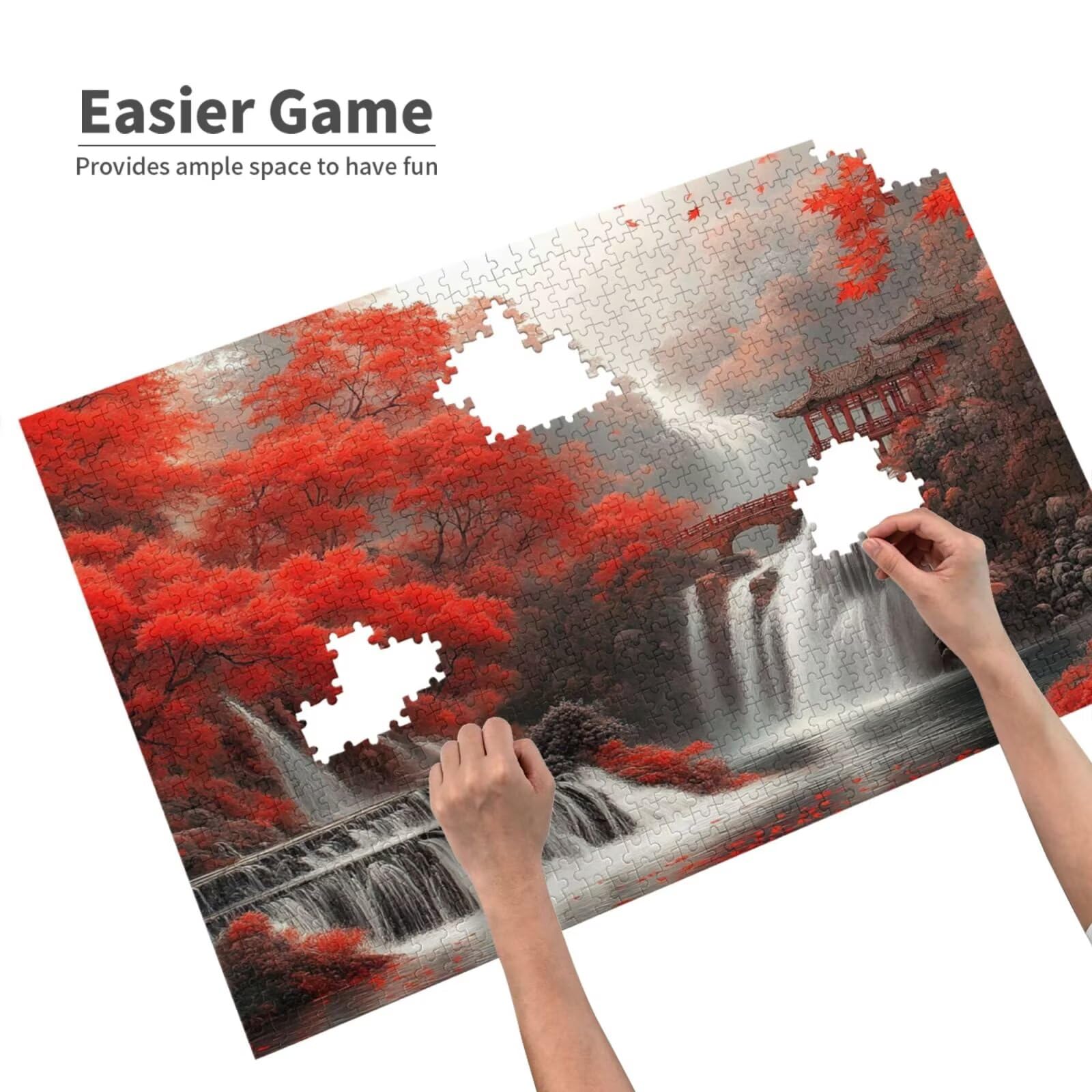 Puzzles Árbol 2000 Adultos, Puzzle Caer 2000 Piezas Adecuado para Principiante, Juegos Divertidos/Coloridos Entretenimiento Familiar, Pasatiempos Creativos Adultos Mujer para Decoracion Regalos 1T-78