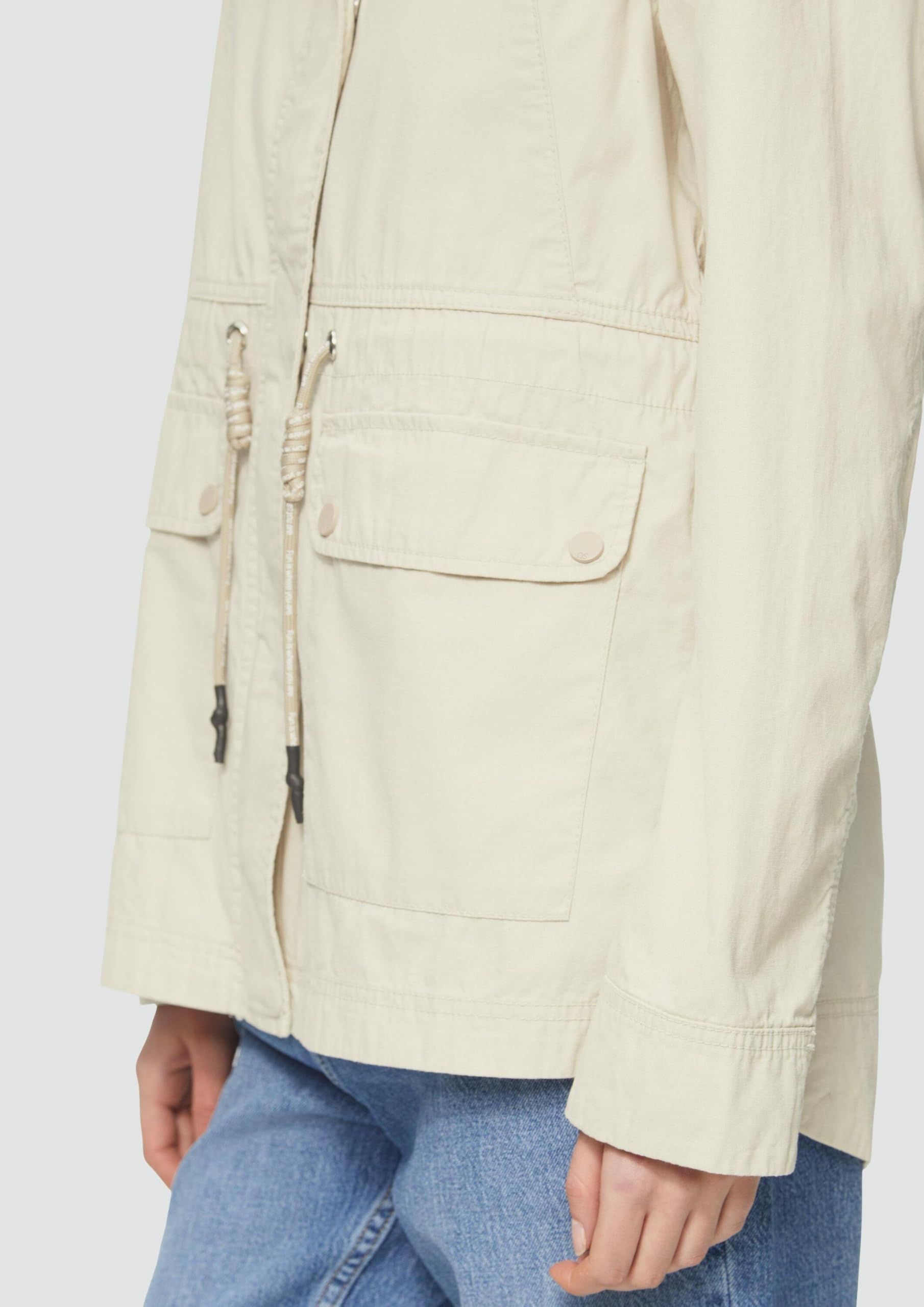 s.Oliver Damen Outdoor-Jacke – Regular Fit, Stehkragen, Tunnelzug