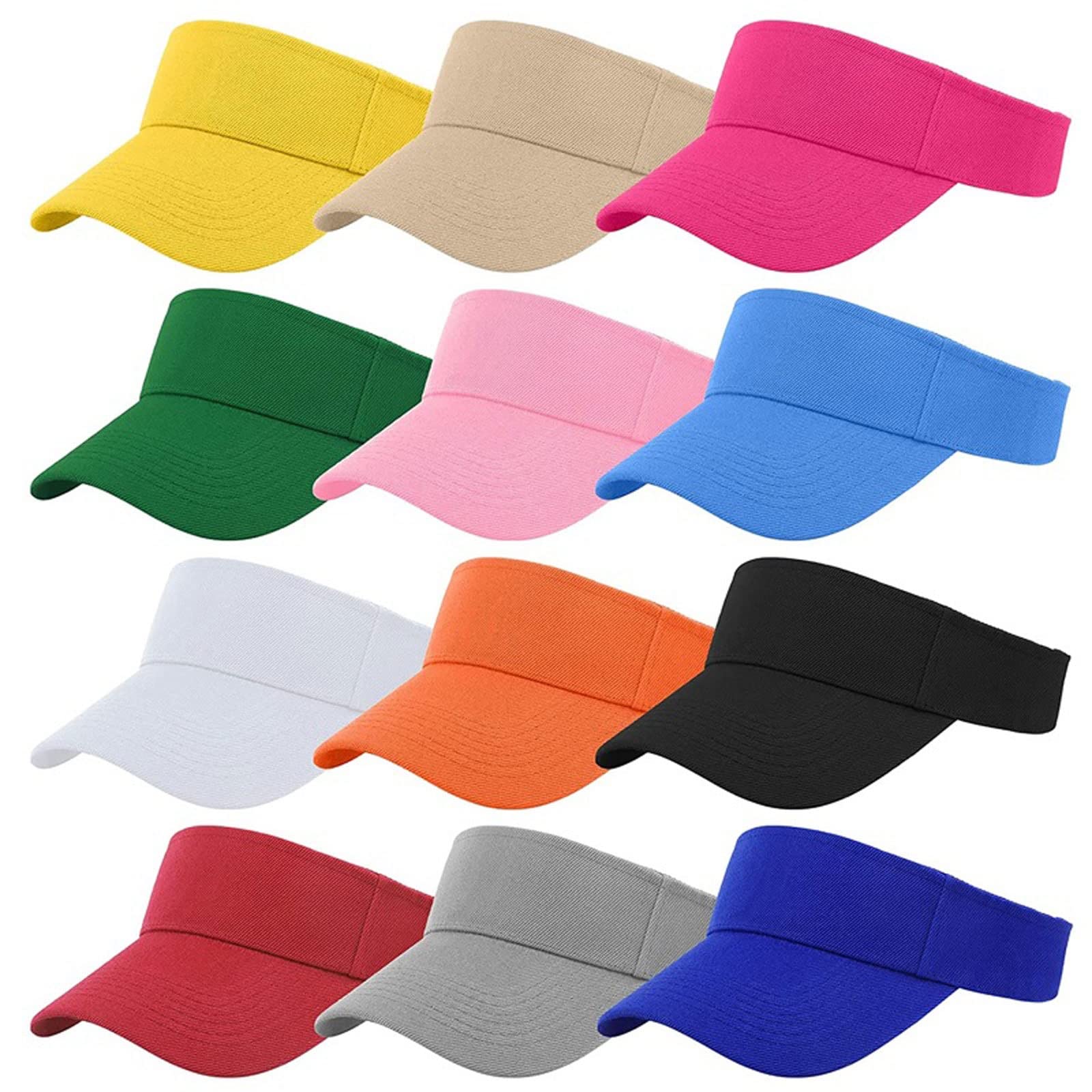 Sombreros de sol para hombre y hombre, gorra deportiva de primavera y verano, gorra de sol ajustable de algodón, visera de protección, parte superior vacía para tenis, correr, protección