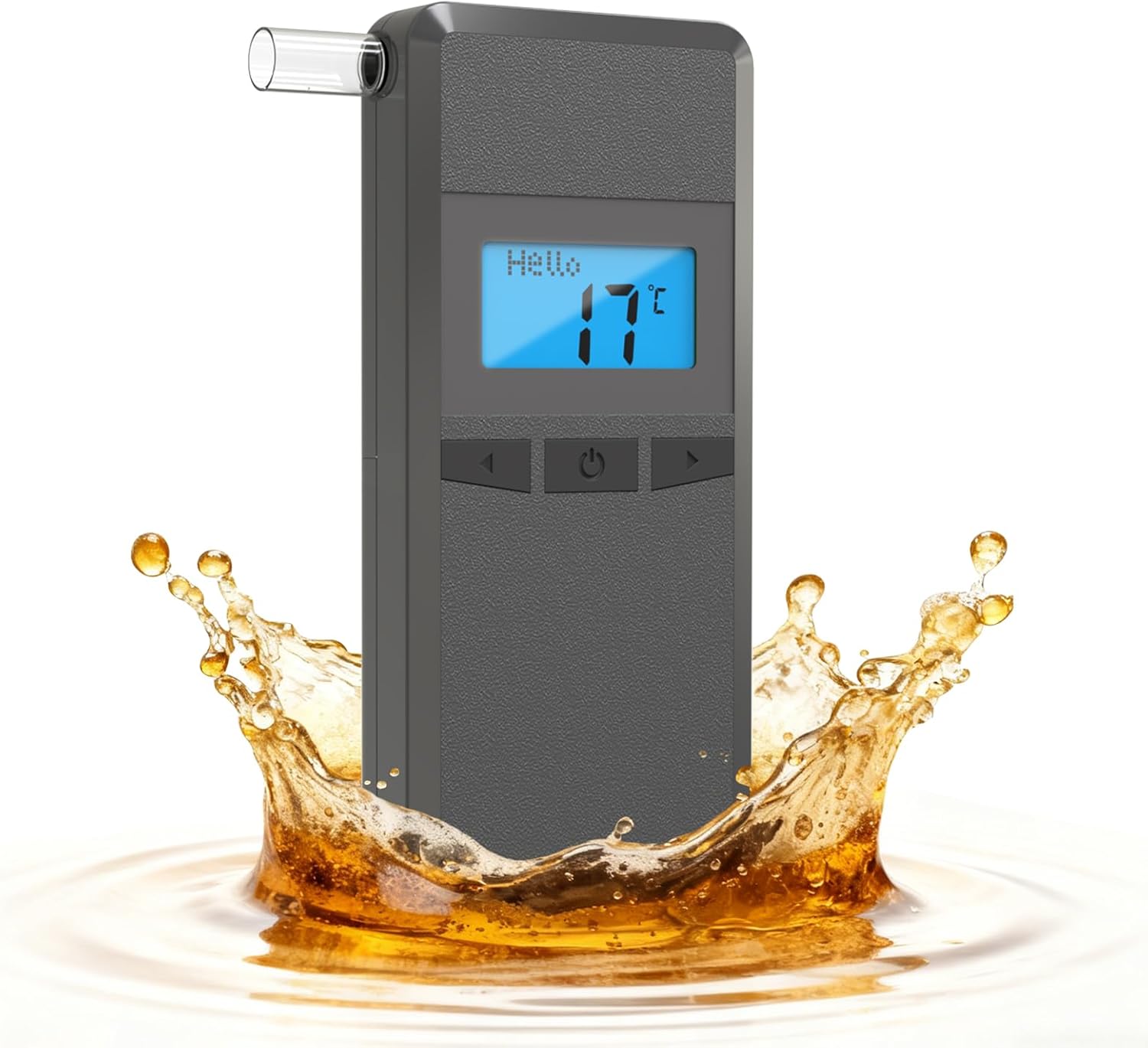 Personal Breathalyzers, Home Breathalyzer for Alcohol with LCD Display, Equipped with Memory Function, Sound and Color Alarm Pocket Breathalyzer