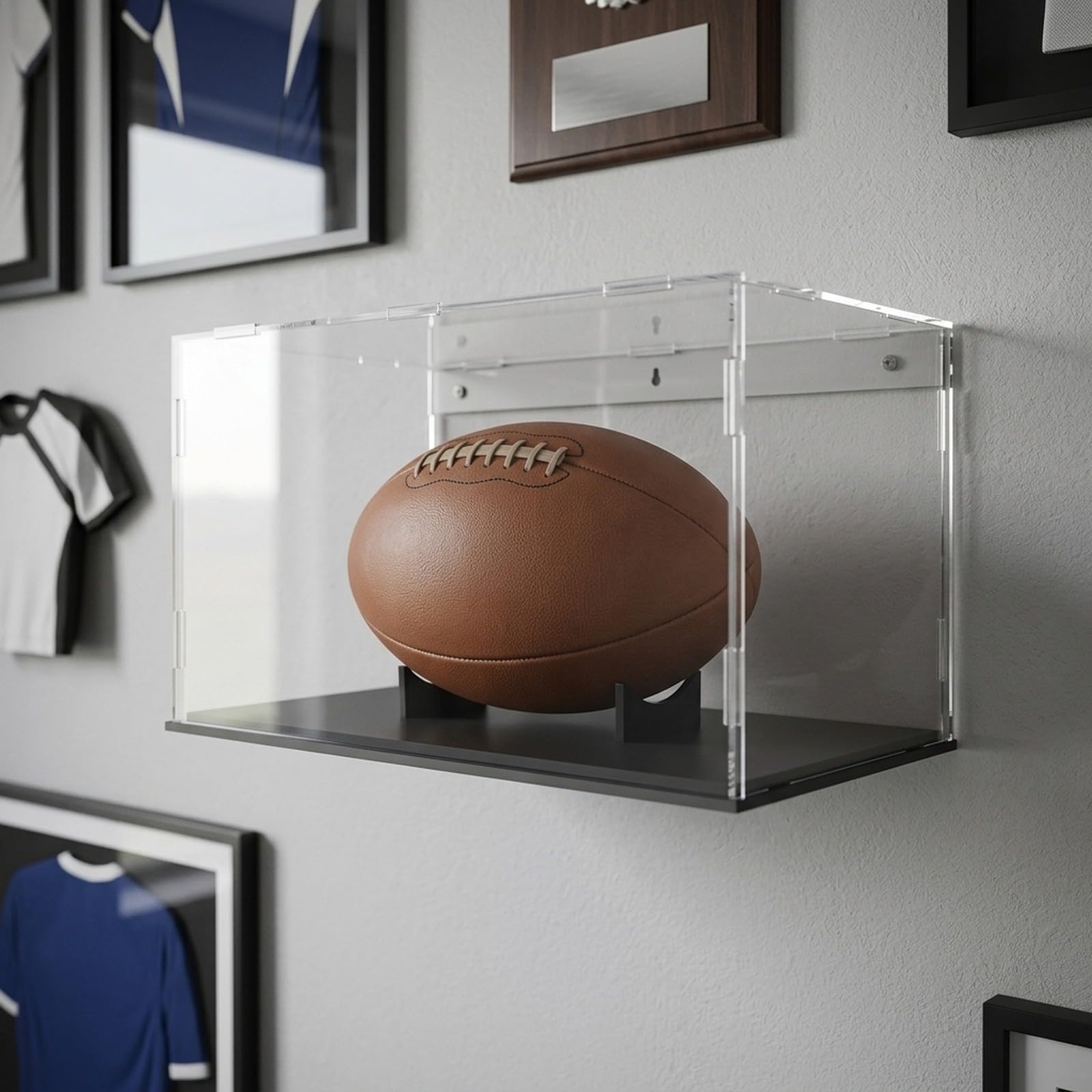 Scatola Espositiva Pallone Calcio Design Staccabile
