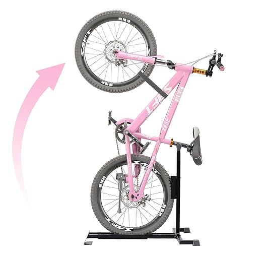 PHUNAYA Bike Stand,Vertical Bike Rack For Indoor Bike Storage,Upright Bicycle Stand Floor.Heavy Duty Bike Holder With PVC Coating.Suit 24"-29" MTB,Hybrid and Road Bike,Patent Application.