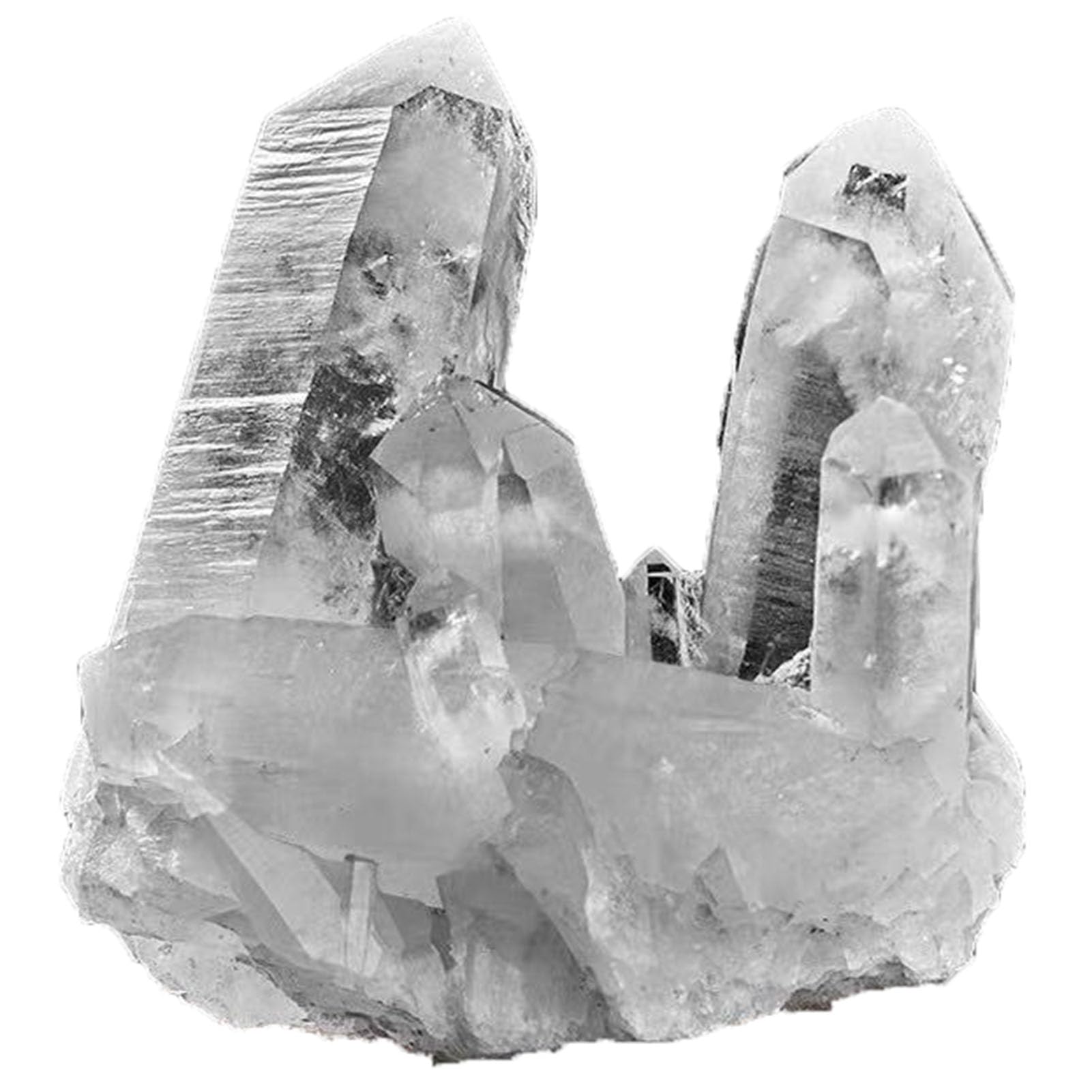 Zooeelly Clear Quartz Raw Crystals, Large Healing Crystals Natural Rough Stones Crystal for Tumbling, Cabbing, Fountain Rocks, Decoration, Polishing, Wire Wrapping, Wicca & Reiki,10G