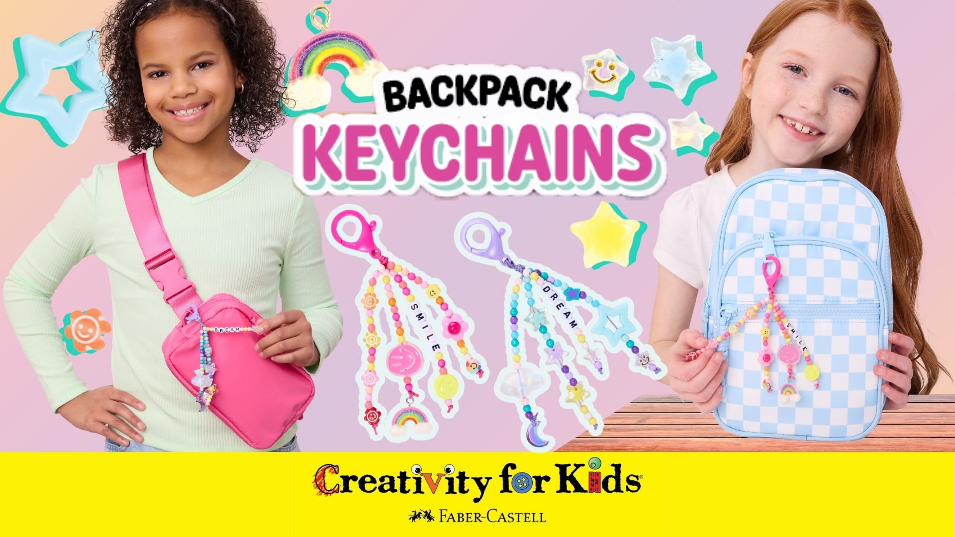Creativity for Kids Backpack Keychains Mini Kit, Make 2 (Ages 6+) : Clothing, Shoes & Jewelry