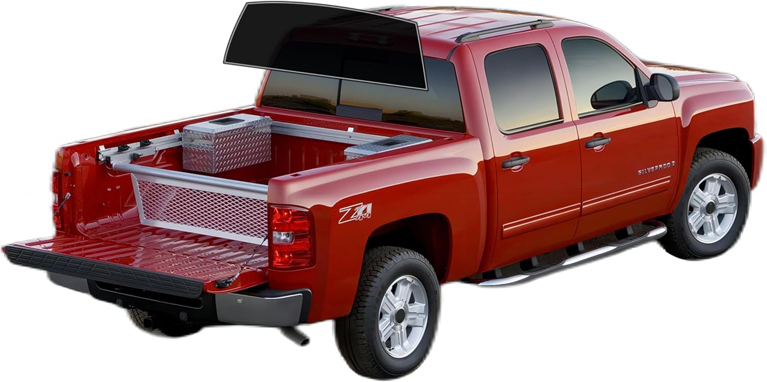 Silver Window Tint Pre-Cut Window Tint Film For Chevrolet Silverado 2500 – All Sides, Multiple Darkness Shades Color Window Tint - Foto 6