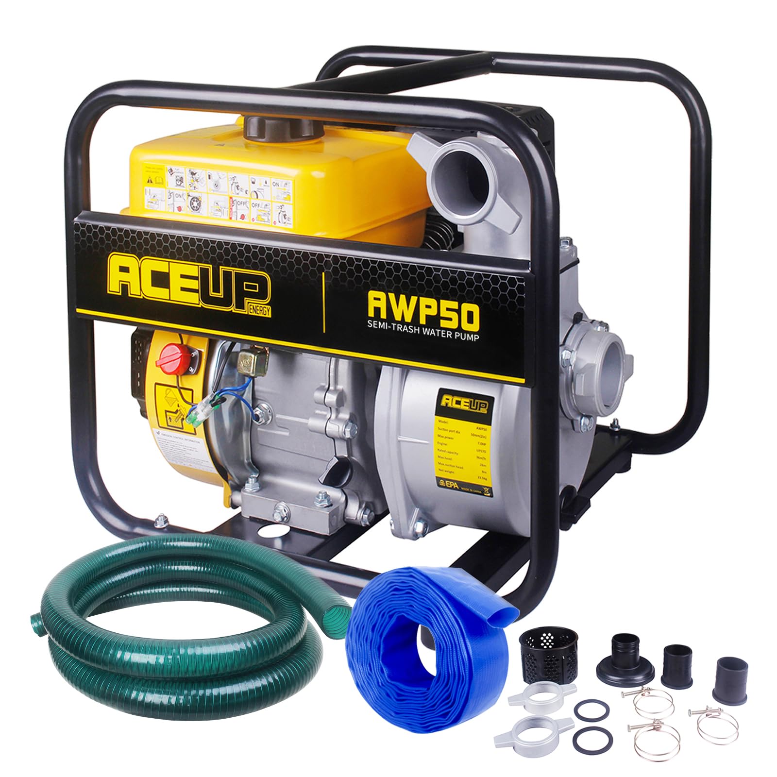 Aceup Energy Semi Trash Pump 2 Inch