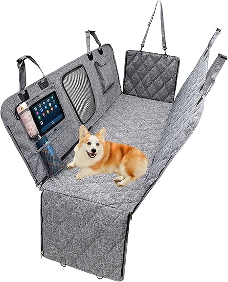 Amazon Co Jp ペット用ドライブシート ペット 犬 ドライブシート トランクマット 車用ペットシート 可視メッシュ窓 後部座席 シートカバー 滑り止め 防水防汚 折り畳み式 洗濯可能 犬 猫用 旅行 お出かけ カーシートカバー 車シート カー用品 グレー ペット用品