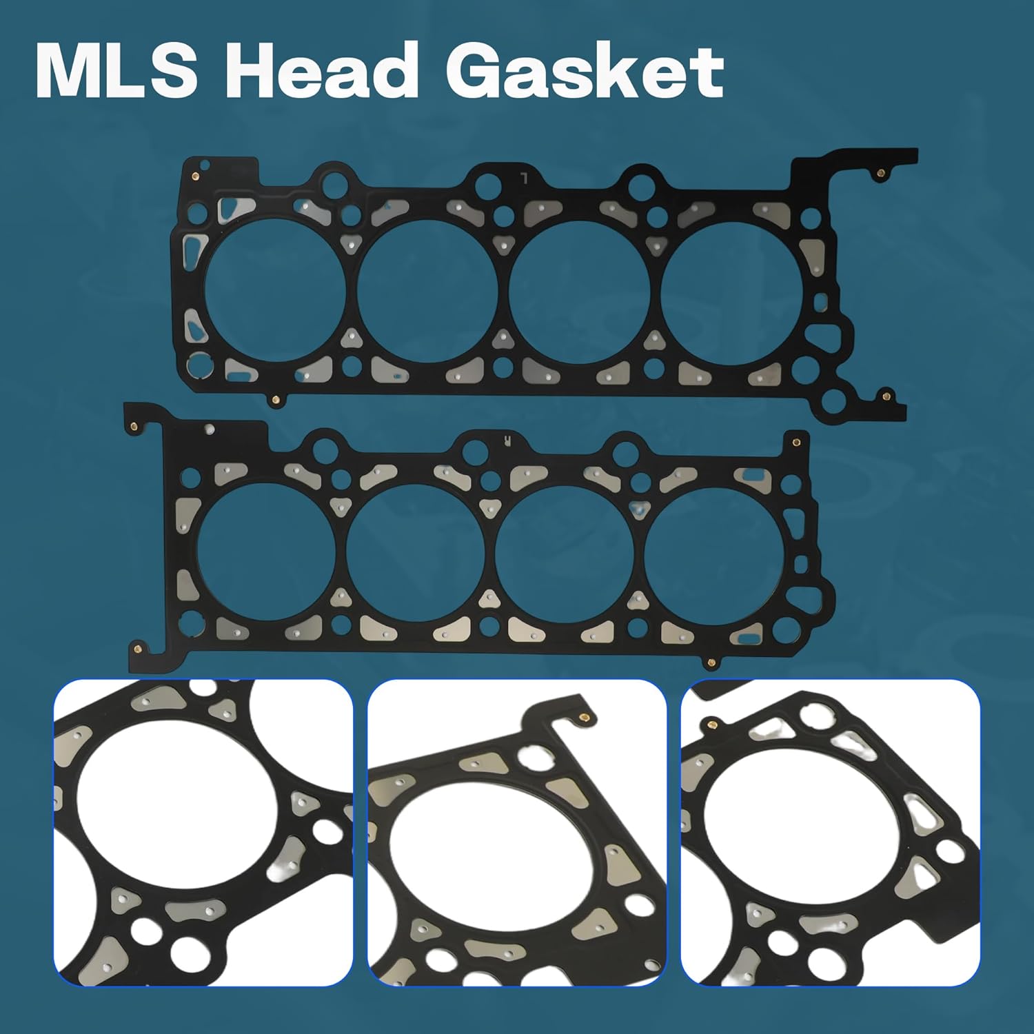 4.6L Engine Head Gasket Set With Lower Gasket Kit Fit For Ford Mustang GT 4.6L 1999-2000 V8 SOHC 24 Valve Vin X HS9792PT-1 HGS4157