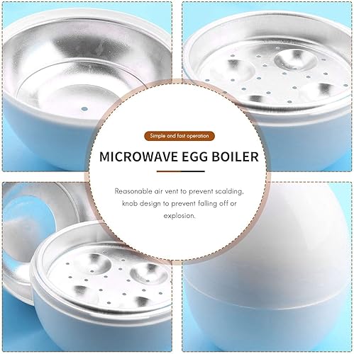 Miniatura 2 de Egg Pod - Vaporizador de huevos para microondas, huevos y despega el