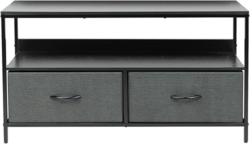 Miniatura 4 de Sorbus Mueble Cómoda para TV con 2 Cajones - Soporte Elevador de Televisión con Almacenamiento - Mueble para Dormitorio, Sala de Estar, Armario y