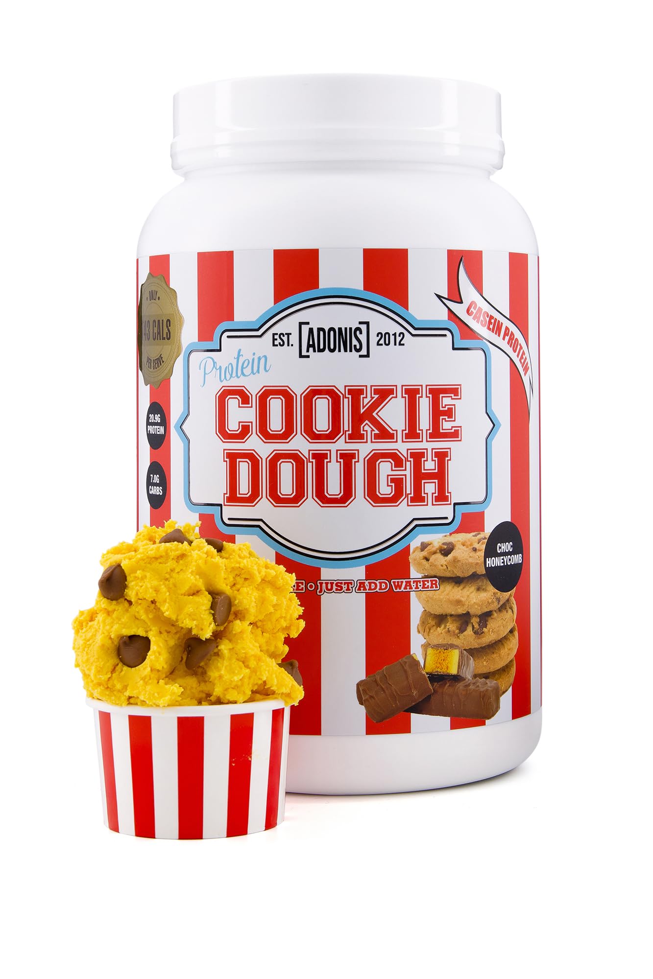 Adonis Chocolate Honeycomb Flavor Protein Cookie Dough 1 kg