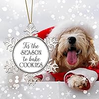 Vista 81 de Happy New Year Ornament for Christmas Tree Decor Merry Christmas Y'all Christmas Metal Snowflake Ornament Xmas Tree Decor Funny Christmas Quotes