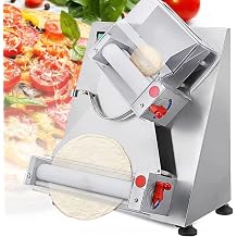XINGSHANG 15" Pizza Dough Roller Sheeter,370W Electric Pizza Press Making Machine,30/40cm Automatic Dough Press Machine Commercial,for Pizza,Pie,Tortillas,Pastry Size 30cm
