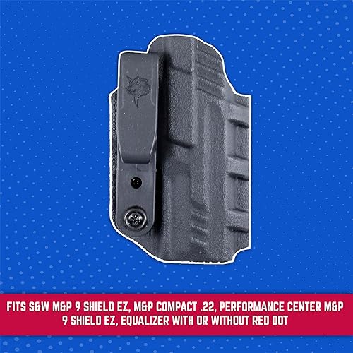 Miniatura 3 de DeSantis Funda Slim Tuk IWB - Funda IWB, compatible con el S&W M&P 9 Shield EZ, M&P Compact .22, PERFORMANCE CENTER M&P 9 Shield EZ, ecualizador con