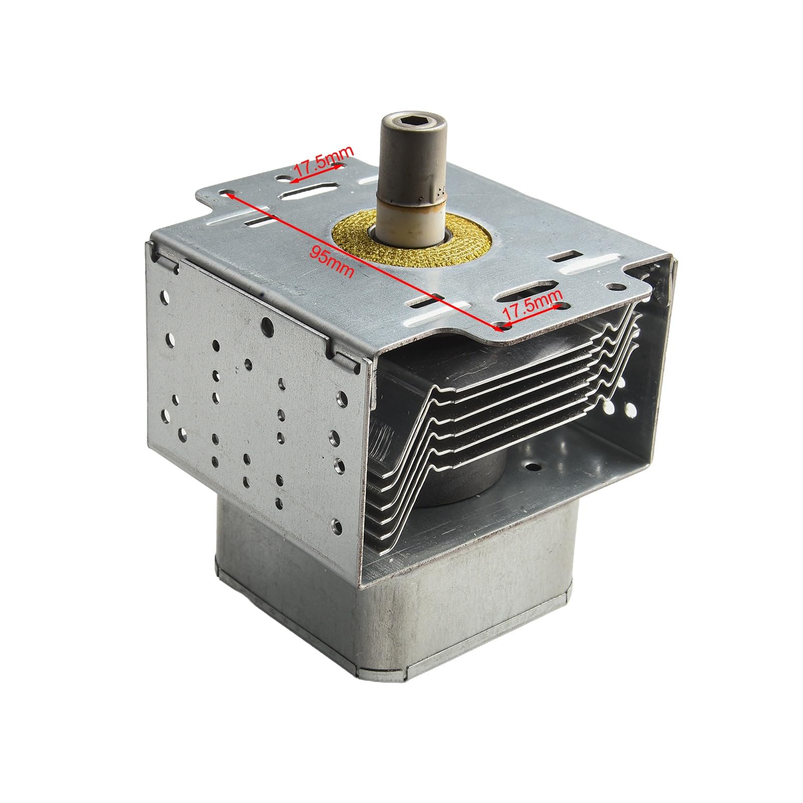 FACAIIO Magnetron de rechange pour Galanz pour M24FB-610A pour four à micro-ondes, 2pour M219 2pour M253J, compatible avec le modèle, pour construction métallique avec trous de montage de 11,5 x 3,5