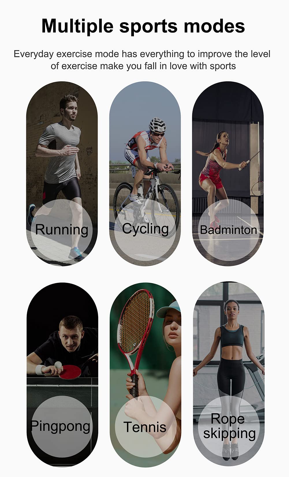 Reloj Inteligente con Llamada, Bluetooth 5.0, Rastreador De Ejercicios con Pantalla Táctil Completa De 1.3 Pulgadas, Modo Multideportivo, Podómetro Impermeable IP67, Reproductor De Música