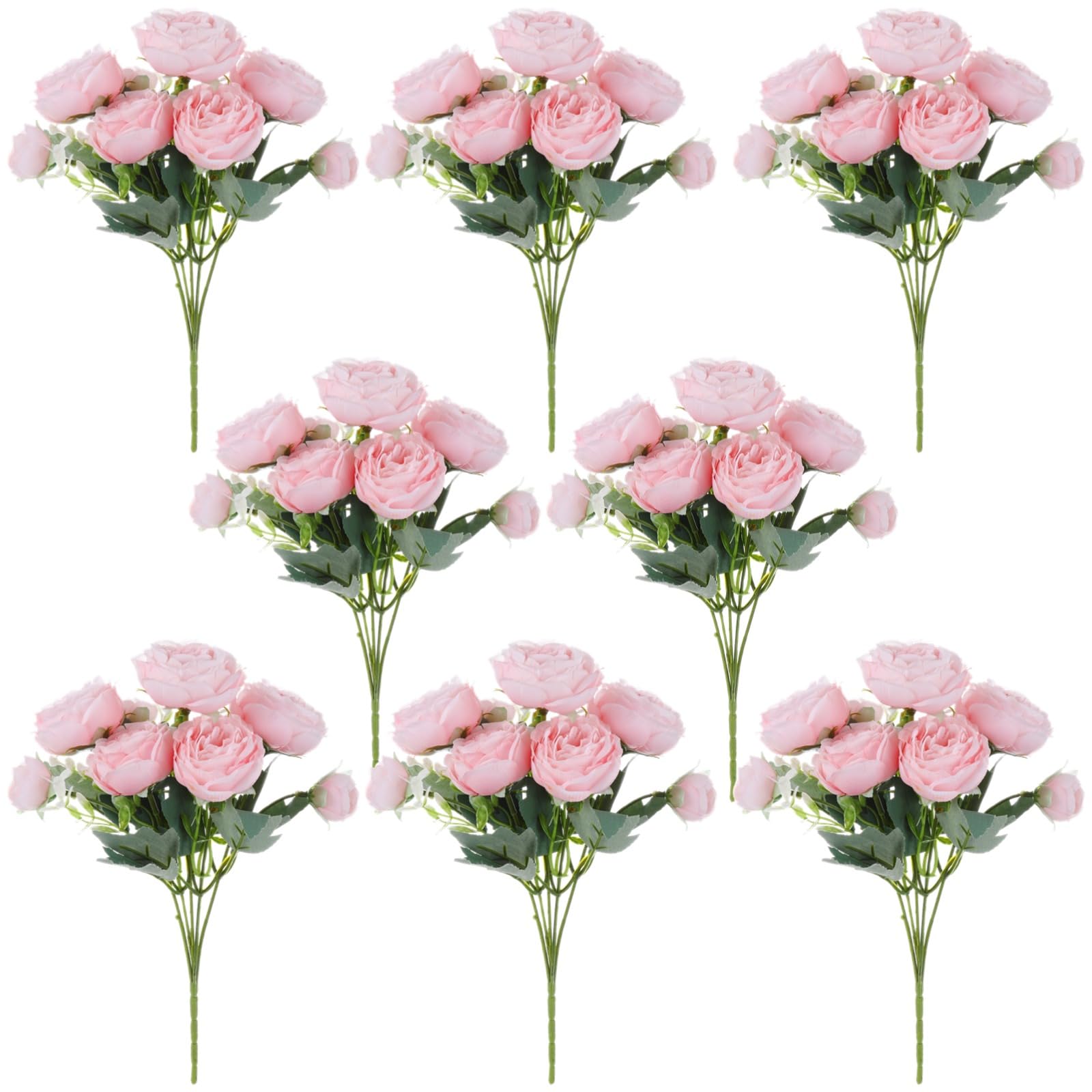 Pivoines artificielles haut de gamme en soie pour décoration raffinée