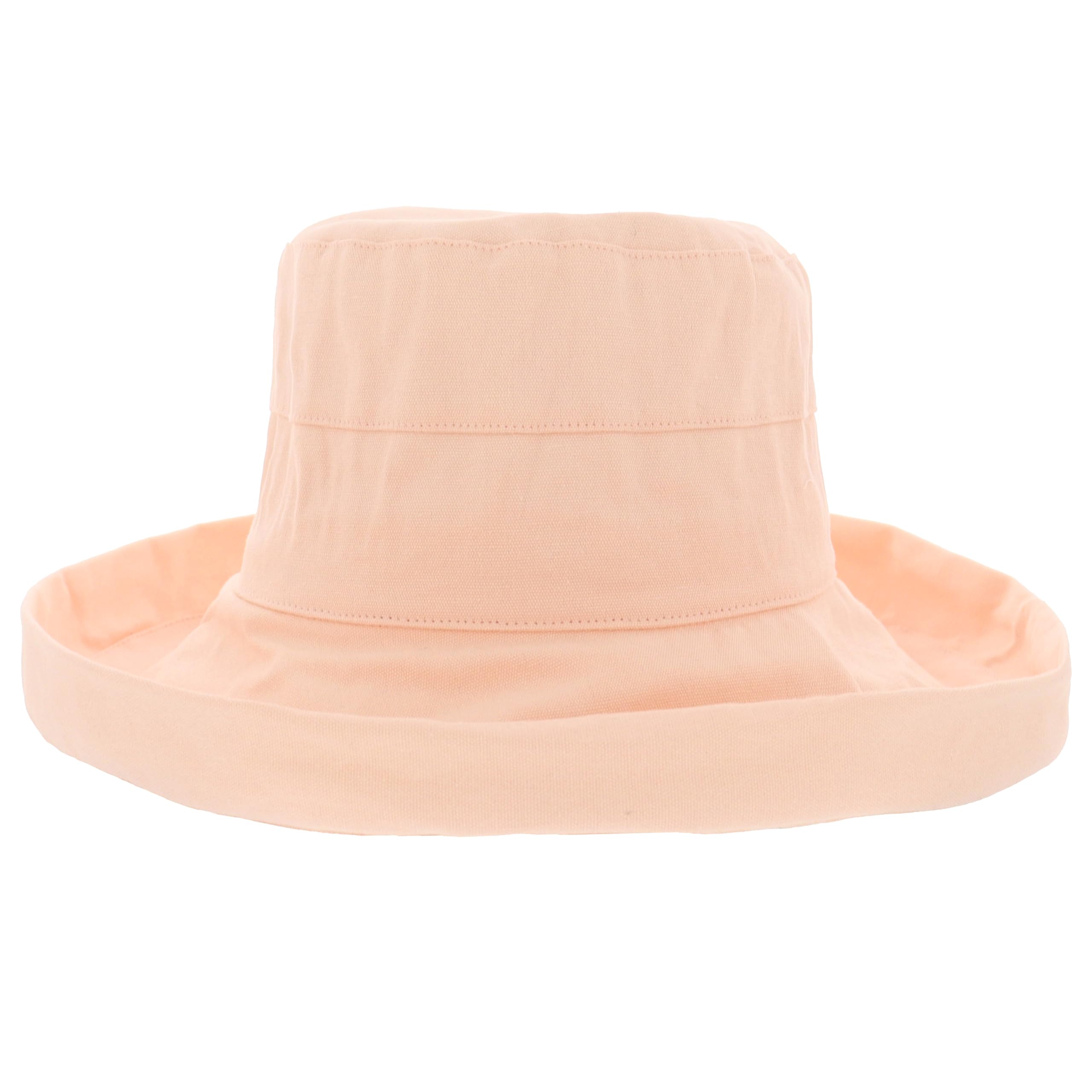 The Hat Company Women's Blush Adjustable Cotton Sun Hat, Wide Brim Holiday/Beach (Blush)