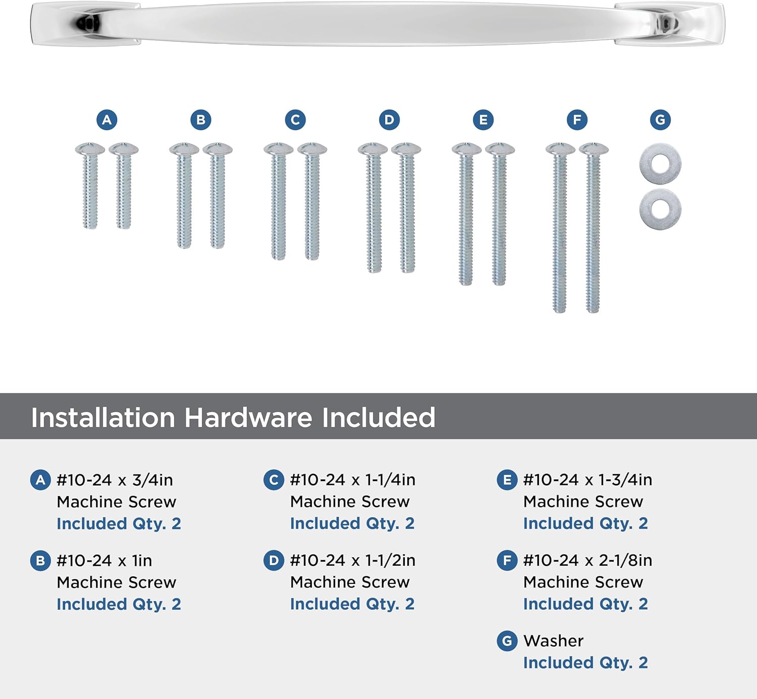 Amerock | Oversized Cabinet Hardware/Appliance Handle Pull | Polished Chrome | 12 in (305 mm) Center-to-Center Drawer Pull | Highland Ridge | Kitchen and Bath Cabinet Hardware | Furniture Hardware