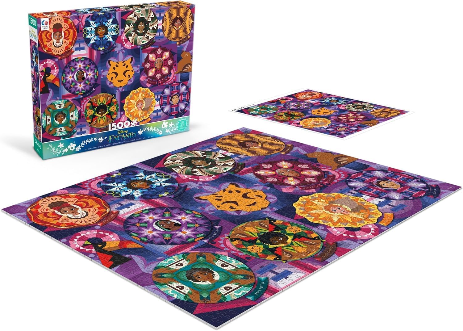 Ceaco - Disney - Encanto - Mandala - 1500 Piece Jigsaw Puzzle