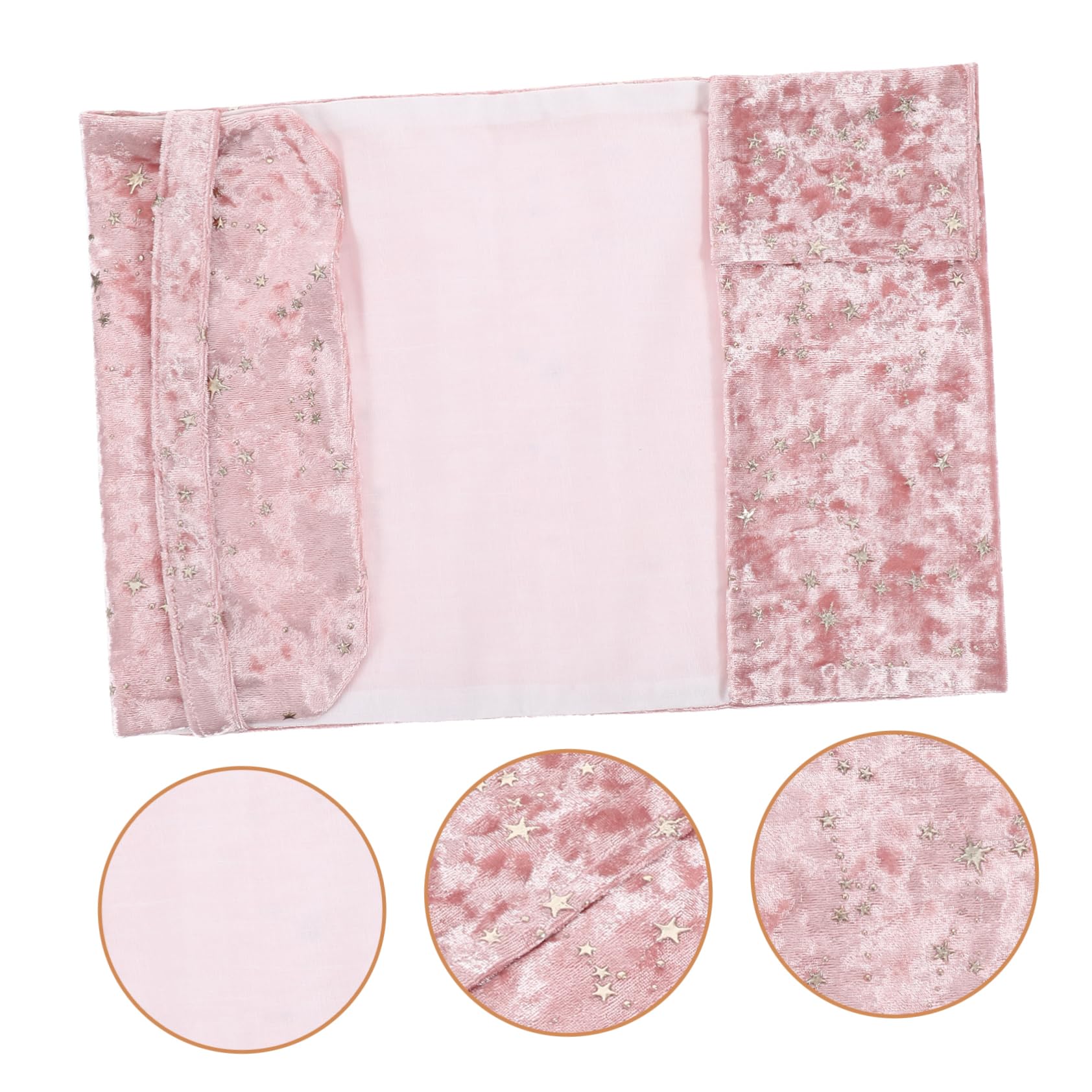 GALPADA 3 Piezas de Libro de Mano Funda Protectora de Libros Chic Protector de Color Rosa