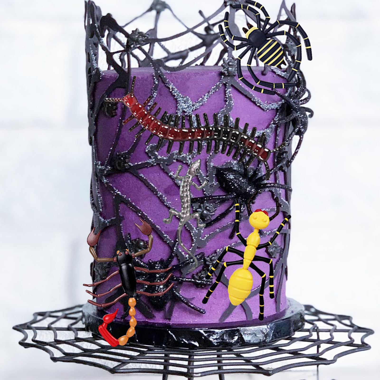 Insect Chocolate Molds, Scorpion Ant Spider Silicone Molds, Gecko Centipede Insect Prank Fondant Baking Molds for Cake Decoration Cupcake Topper Candy Sugar Craft Gum Paste Clay Resin, Set of 5 - Image 5