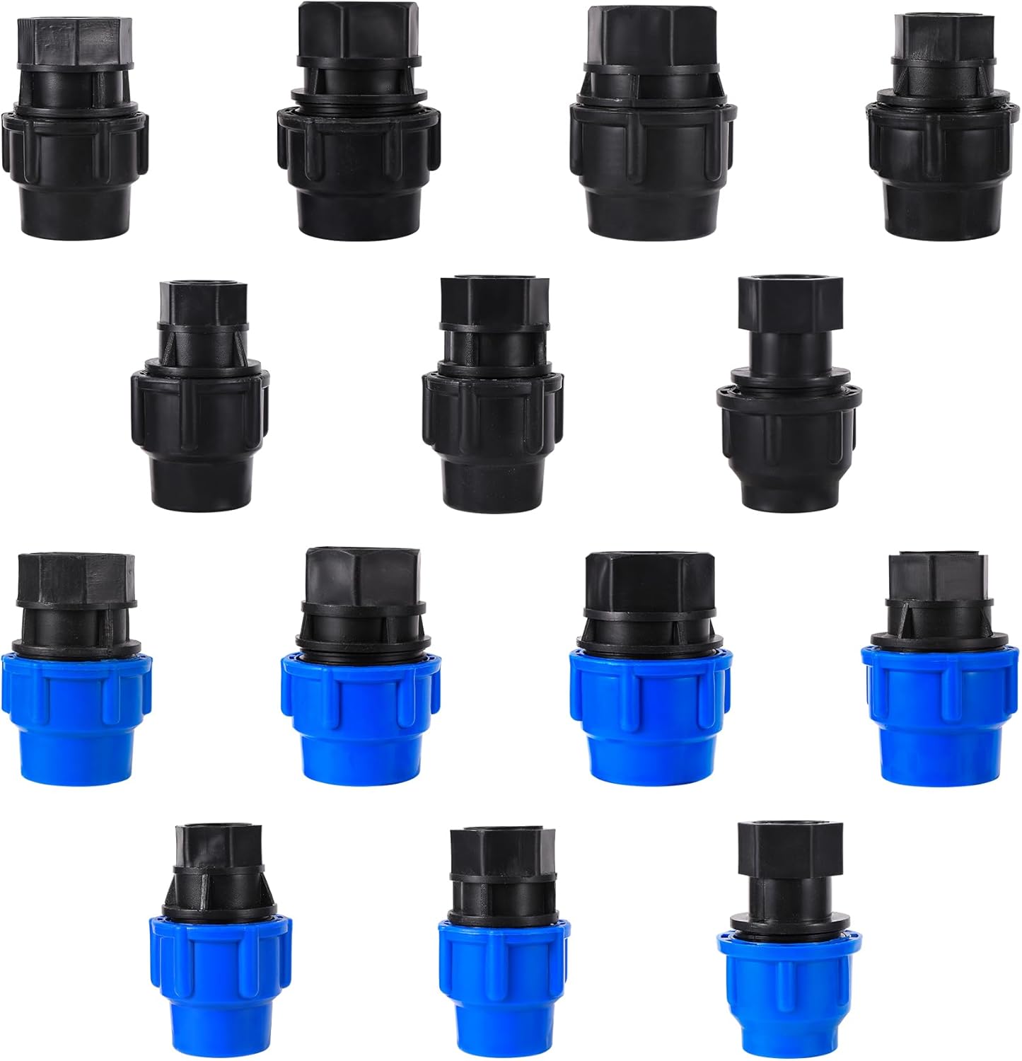 20/25/32/40/50mm PE Pipe Connector Conversion Female Thread 1/2" 3/4" 1" 1.2" .5" Watering Irrigation Accessories(2869)
