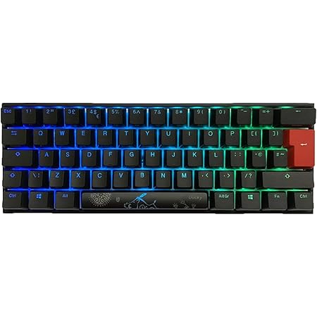 Ducky One 2 Mini Gaming Mx Silent Red Rgb Led Black Amazon Co Uk Computers Accessories