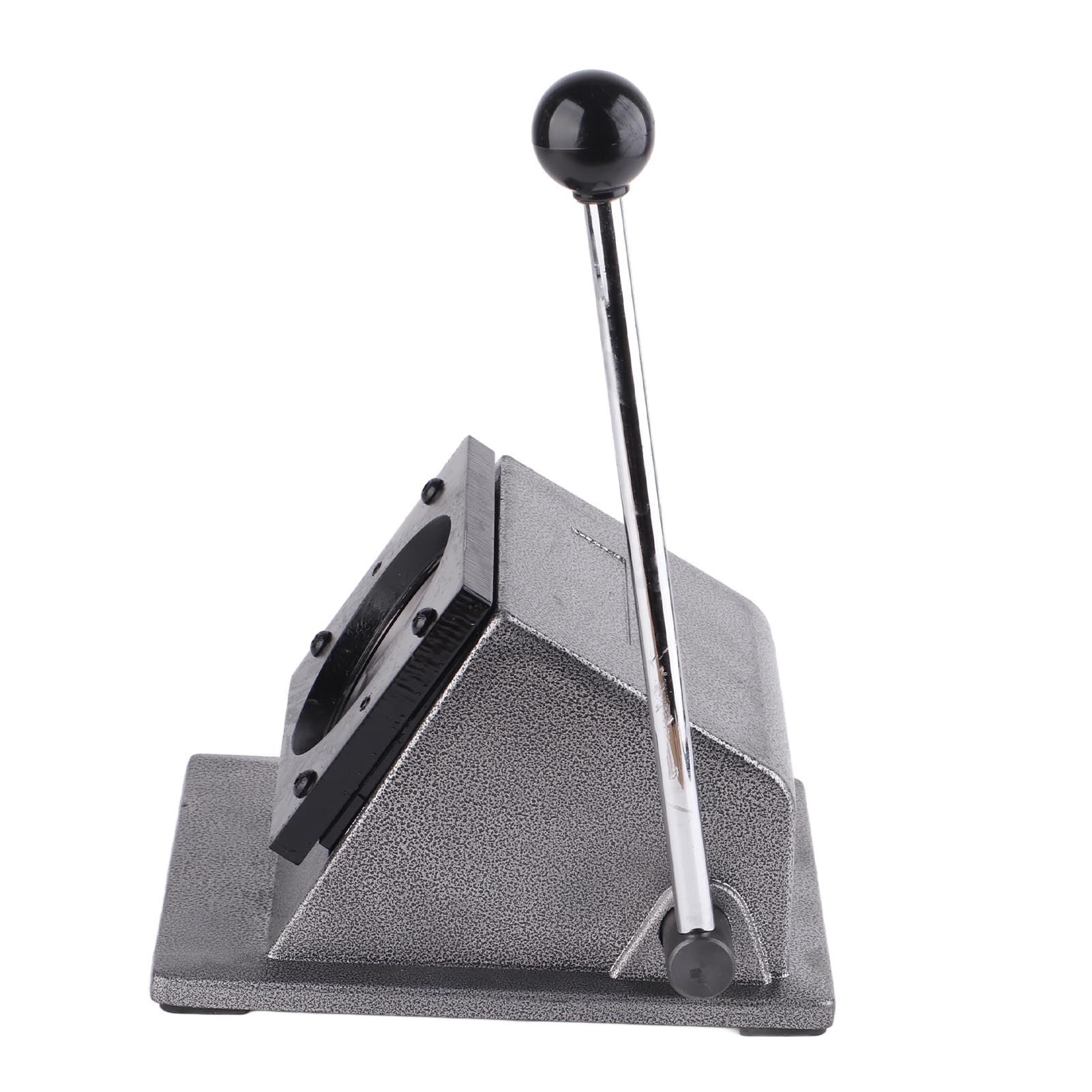 GOWENIC Taglierina per Badge a Braccio Lungo 58 Mm |Punzone in Acciaio Inossidabile da 2,3 Pollici per Carte di Carta in PVC in Pelle (Umiltà)