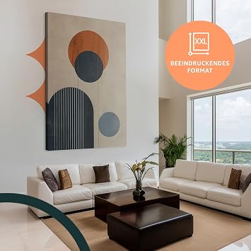 murando - Colourful Abstract Face Canvas Picture for Bedroom Living Room