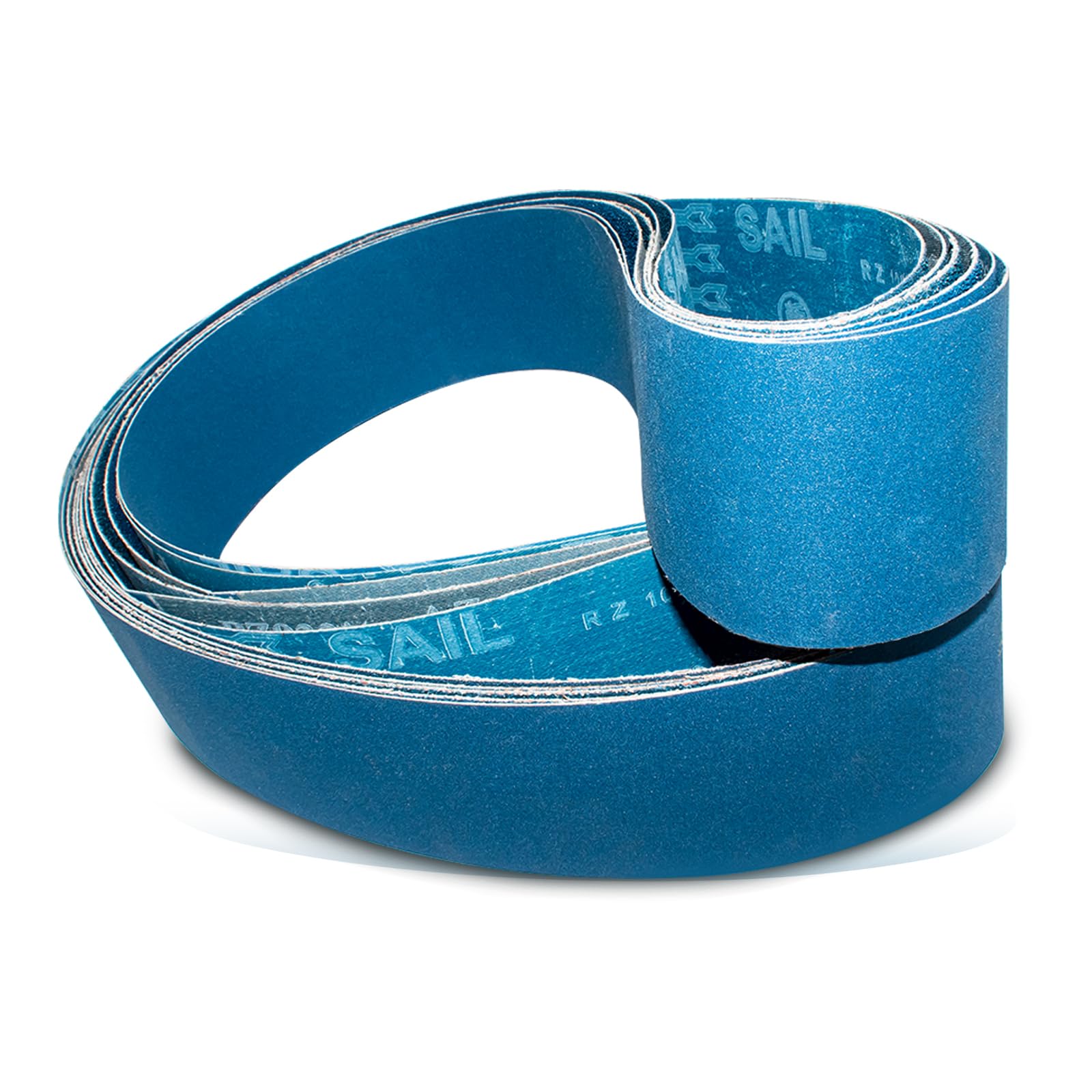 FEIHU Professional Sanding Belt Set, Zirconia Corundum Sanding Belts 75 x 2000 mm Grain 60, 80, 100, 120, 240, 320 for Sanding, Descaling, Polishing