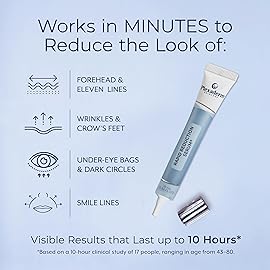 Plexaderm Rapid Reduction Eye Serum - Visibly Reduces Under-Eye Bags, Wrinkles, Dark Circles, Fine Lines & Crow\'s Feet Instantly, Anti Aging Wrinkle Remover for Face, 3 Full Size Tubes