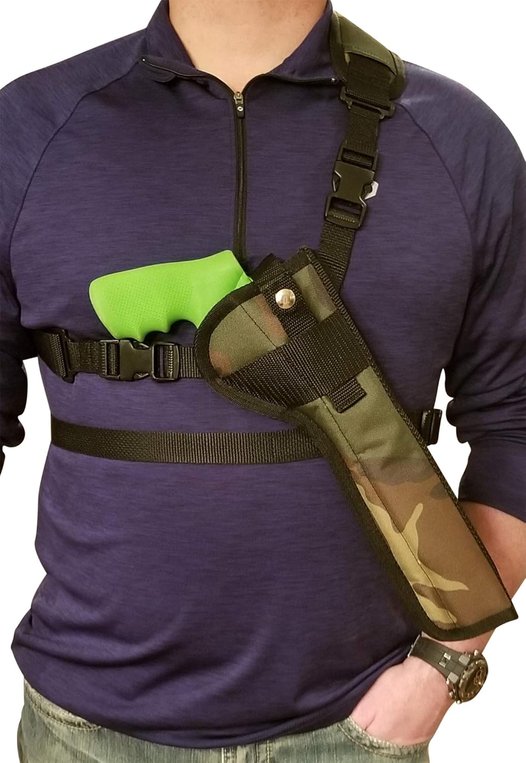 Chest/Shoulder Gun Holster | Fits Taurus Raging Bull and Raging Hunter Revolvers in 2.25" - 8.375" Barrel Lengths