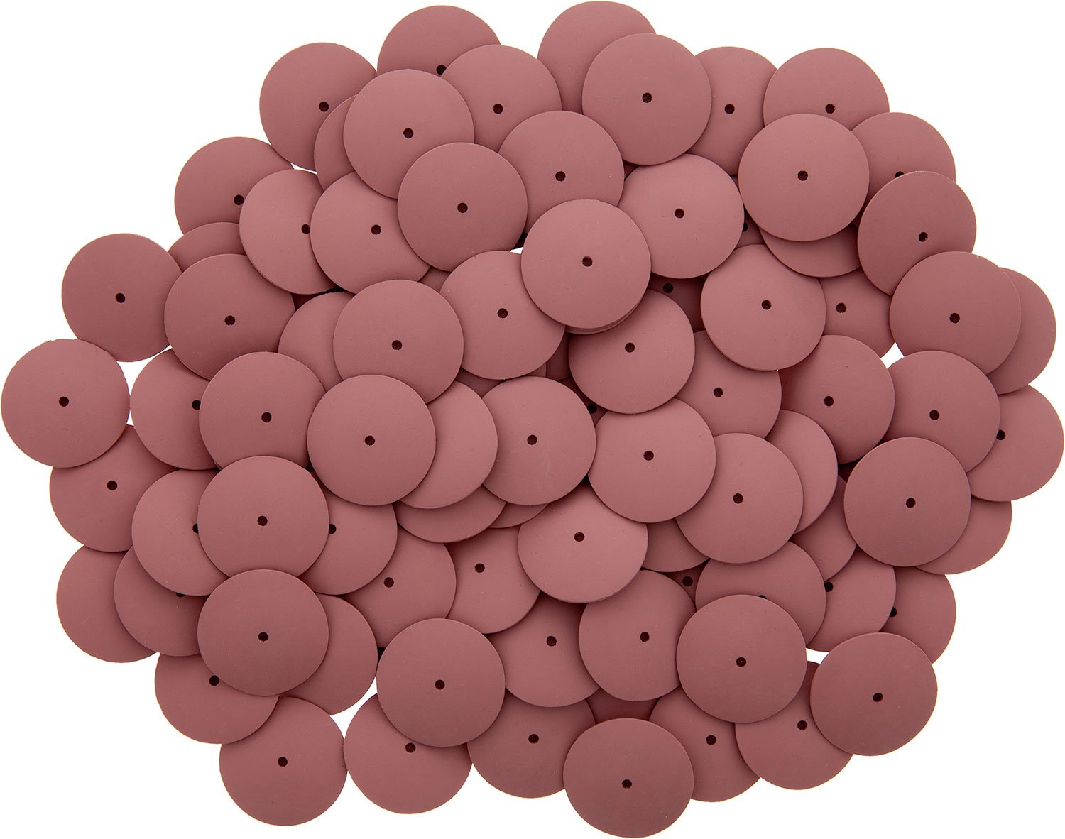 Unmounted Silicone Polisher, Knife Edge, Pink, Extra Fine Grit, 100 Pack | POL-311.40