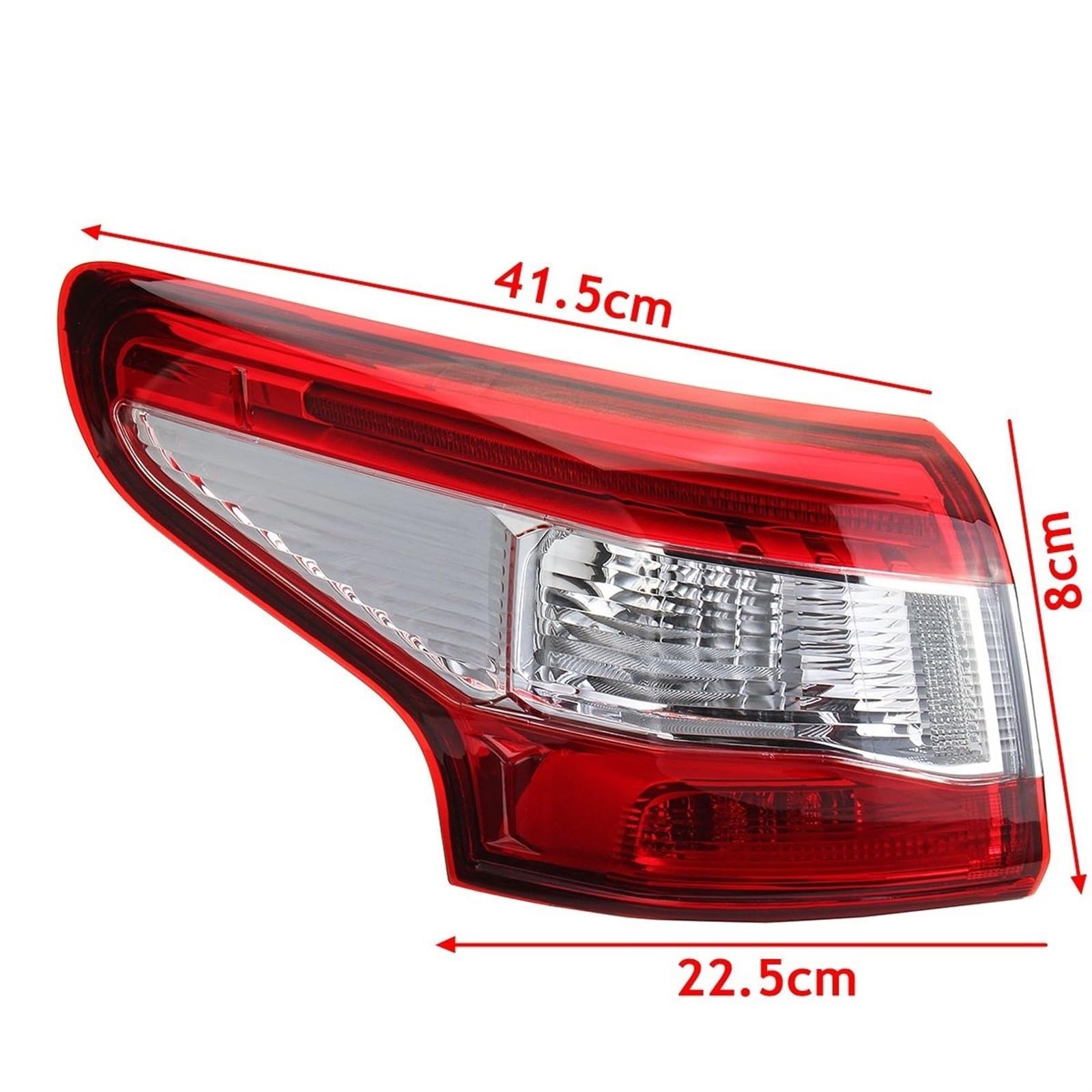 Lampada Fanale Posteriore Per Nissan Per Qashqai 2014 2015 2016 Fanale posteriore esterno sinistro/destro Fanale posteriore con cablaggio Nessuna lampadina(Left outside)