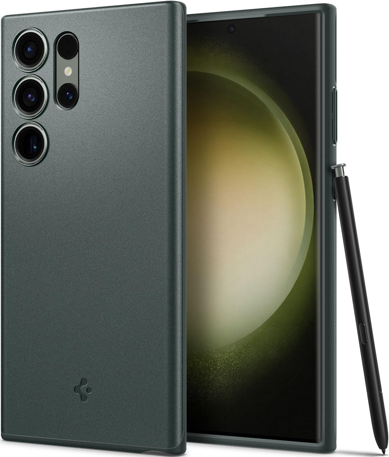 Spigen Thin Fit designed for Samsung Galaxy S23 ULTRA case cover (2023) - Abyss Green