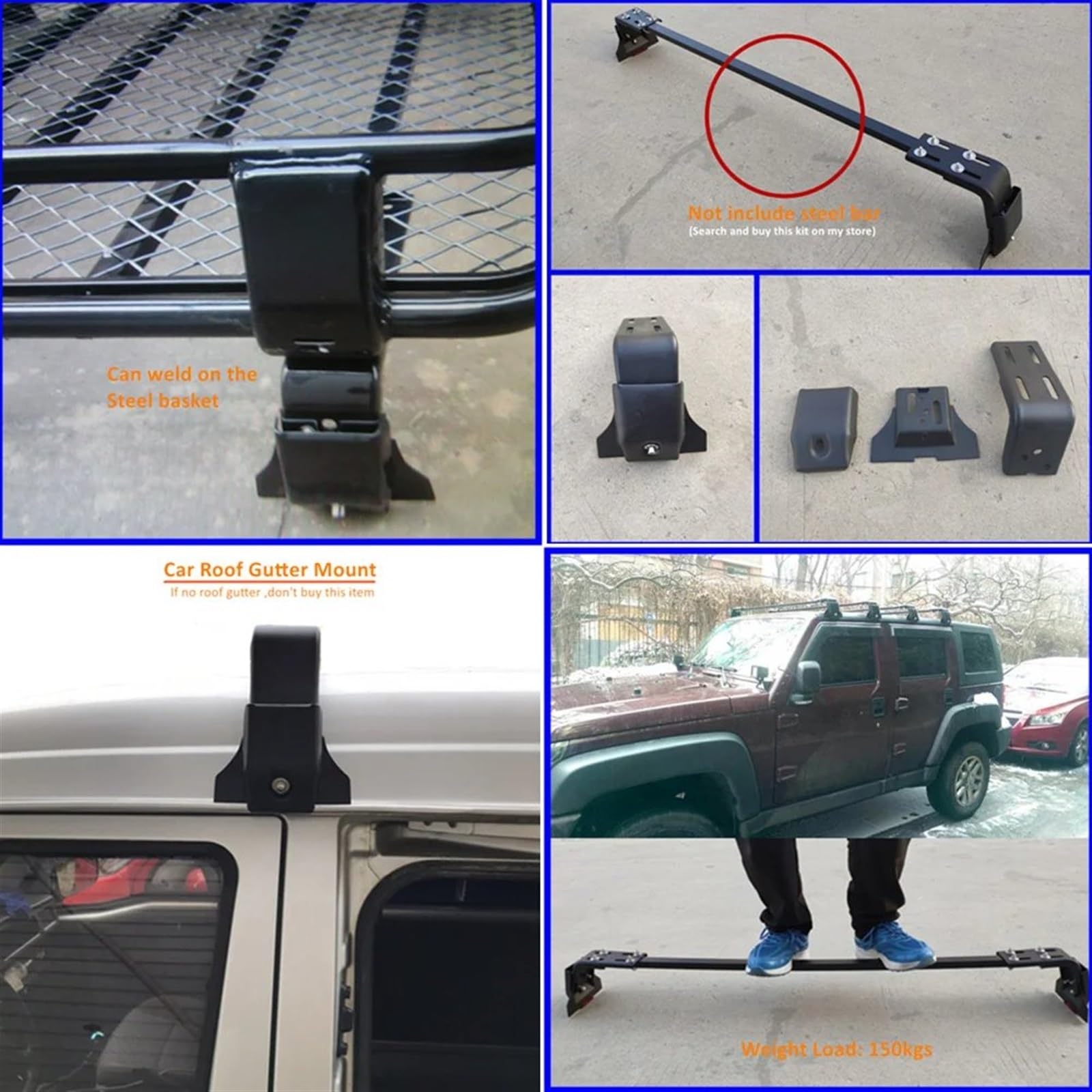 Adapter bagażnika dachowego SUVMPV (19-23 cm)