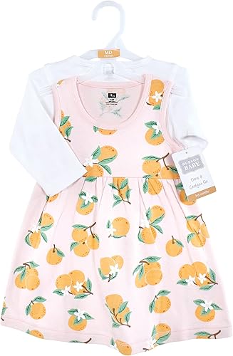 Miniatura 2 de Hudson Baby Conjunto de vestido y cárdigan de algodón para bebés y niñas pequeñas