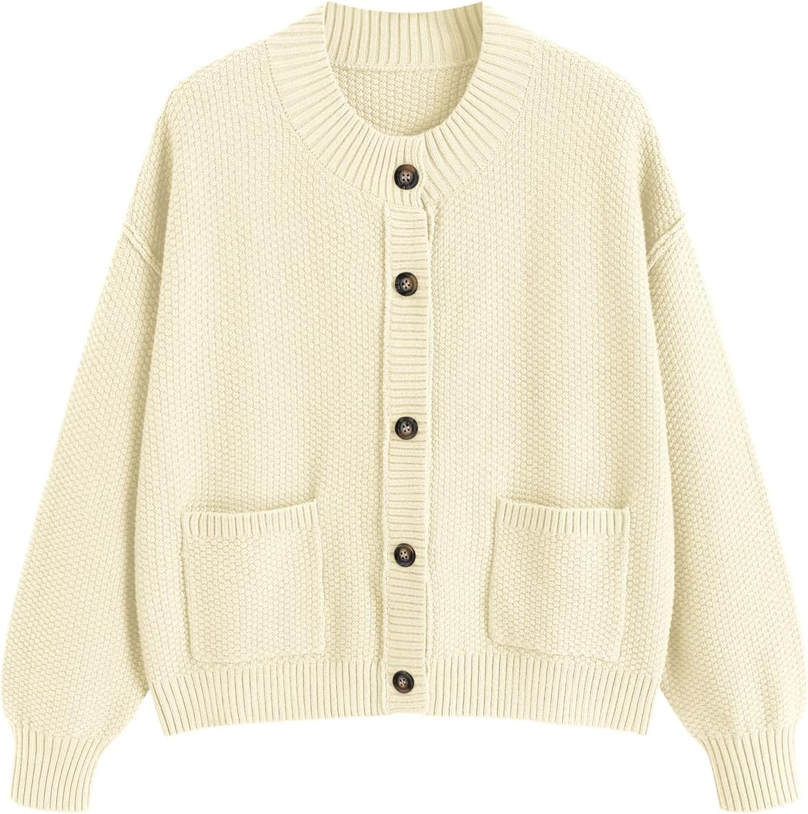 ZAFUL Women's Off The Shoulder Sweater Pullover Knit Cardigan Long Sleeve Loose Going Out Tops - Image 4