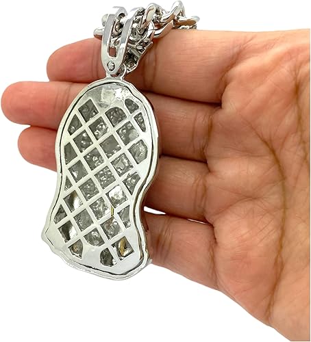 Miniatura 8 de COLGANTE DE CADENA CUBANA, CUBANO, CUBANO PARA HOMBRES MÁSCARA DE RAPPER HIP HOP HOP