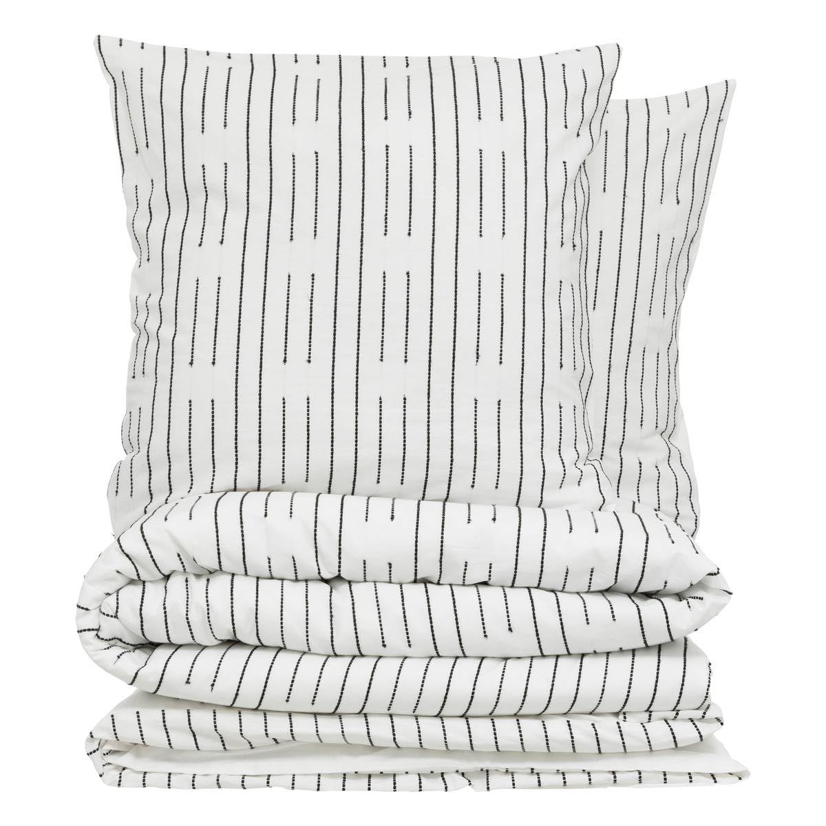 Parure de lit Kain Coton housse de couette 240x220cm avec taies d'oreiller