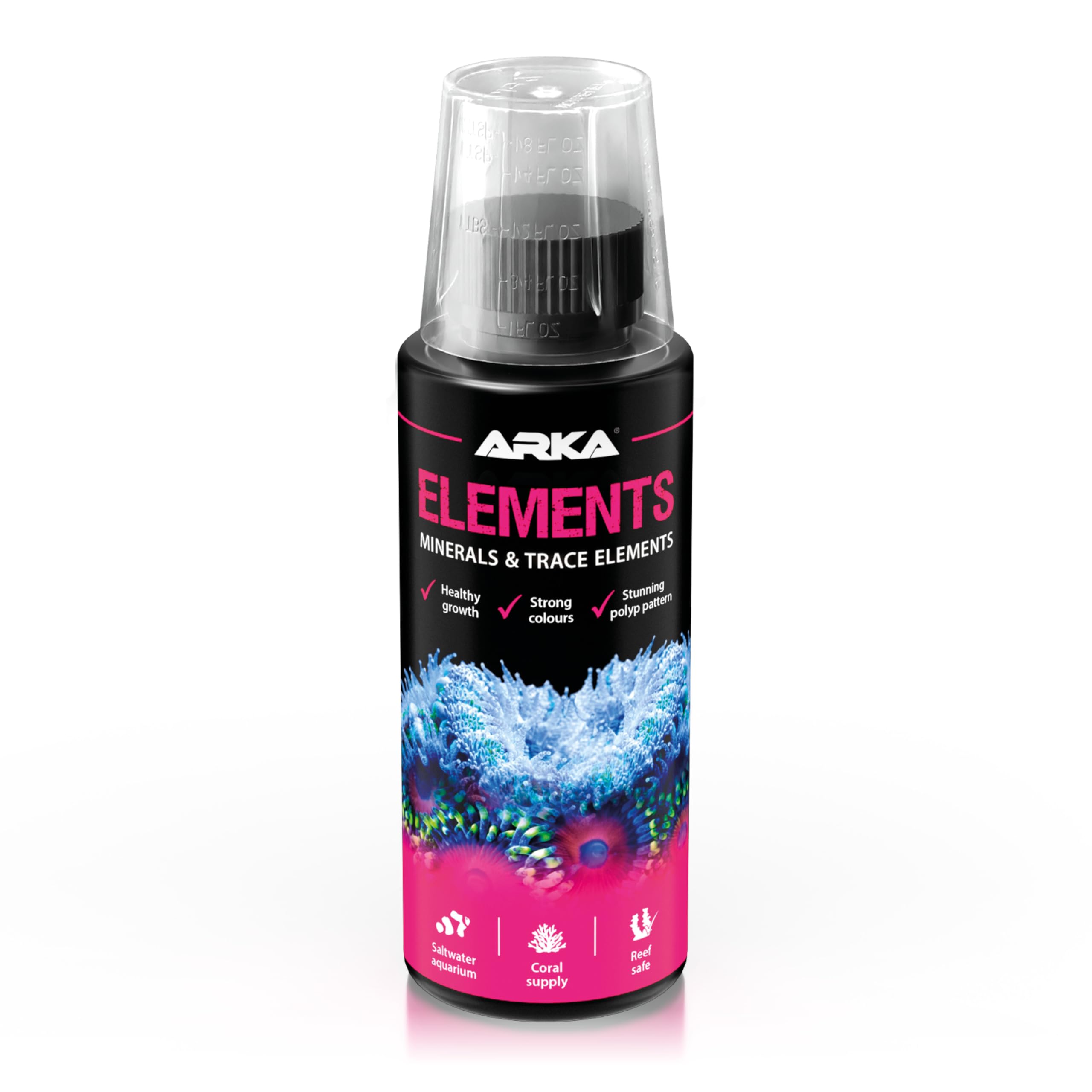 ARKA - Elements - Micro & Macro Elements for Corals (118ml.), multicolor, 4oz (118ml)