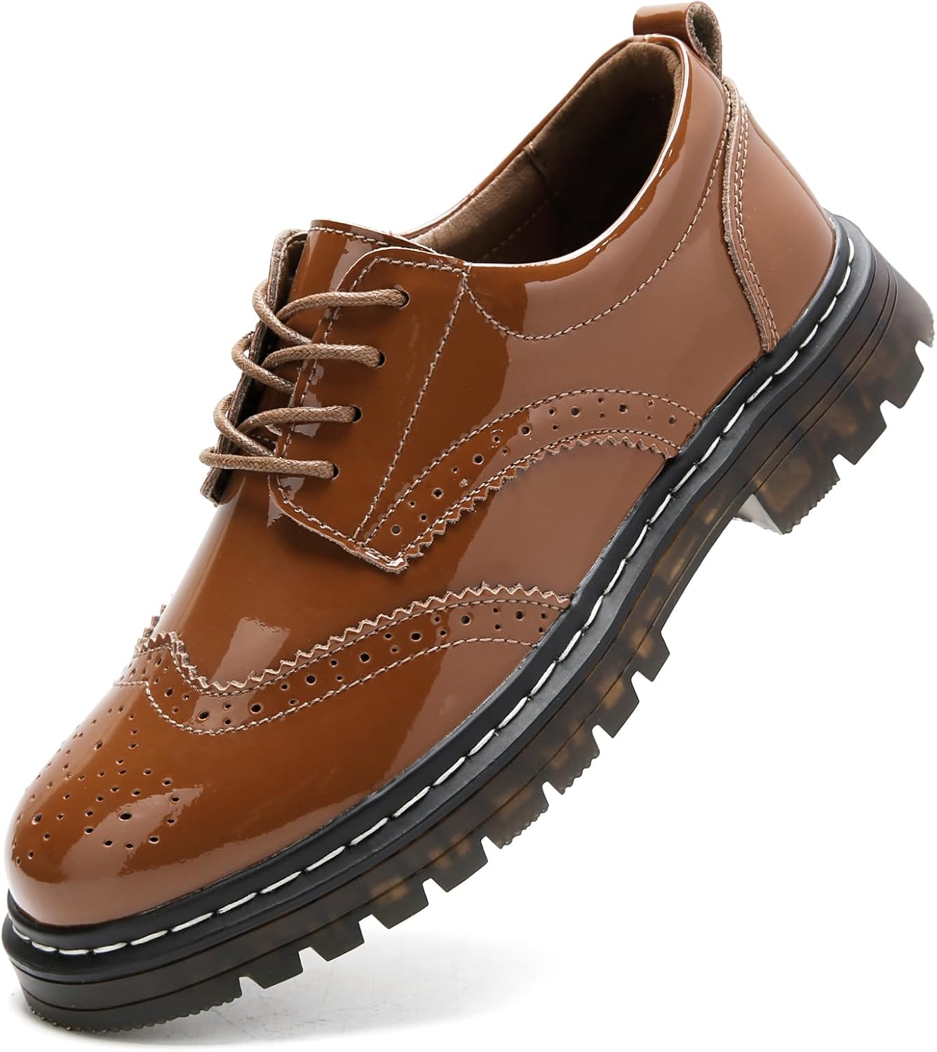 Womens Oxford Shoes Comfort Patent Leather Lace Up Philippines Ubuy